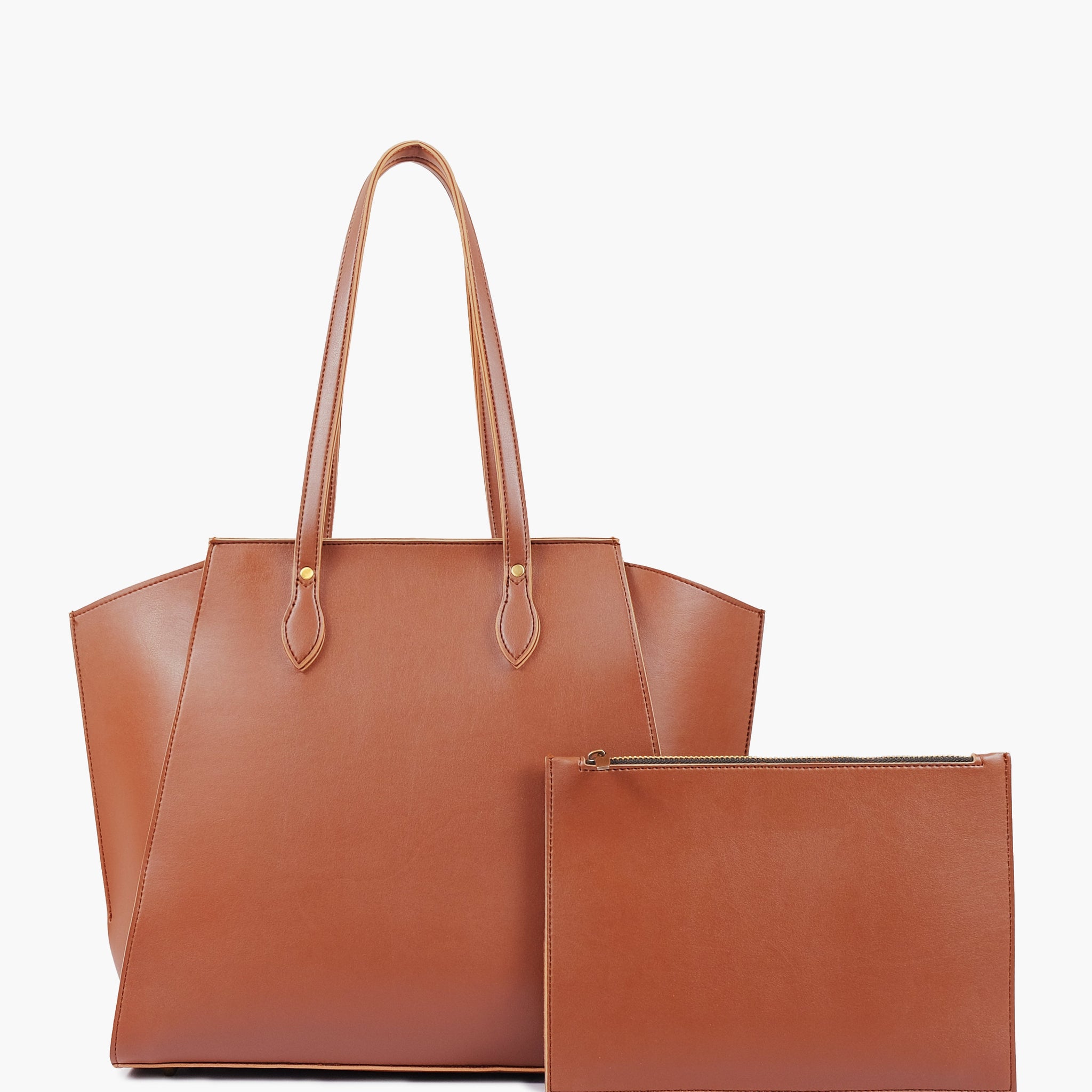 Brown classic Tote Bags